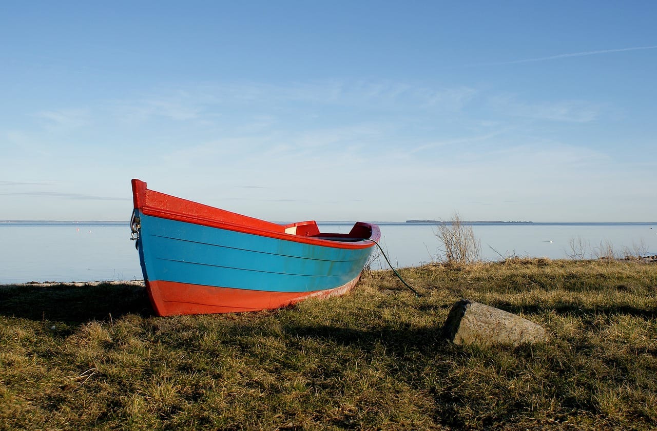 Day one. The sea is flat, and the boat is the only thing you own.